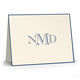 Richmond Monogram Border Folded Note Cards - Raised Ink Image 3 of 4